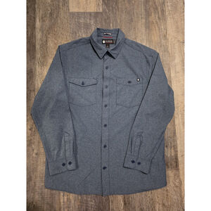 Alaskan Hardgear Duluth Trading Co Button Up Shirt Untucked Men's Sz Large